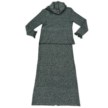 Load image into Gallery viewer, Vintage 90s Two-Piece Knit Long Skirt Set Size Medium
