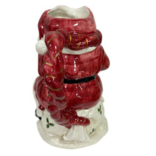 Load image into Gallery viewer, Vintage Fitz and Floyd Santa Pitcher 2 QT
