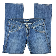Load image into Gallery viewer, Hudson Y2K Low Rise Flares Size 29
