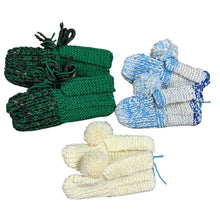 Load image into Gallery viewer, VTG Knit Pom Pom Slippers
