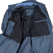Load image into Gallery viewer, 90s IZOD Crest Logo Windbreaker Jacket Navy Zip Front XL
