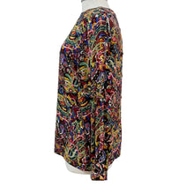Load image into Gallery viewer, Vintage 90s Doncaster Silks Multicolor Paisley Silk Blouse with Matching Scarf 6
