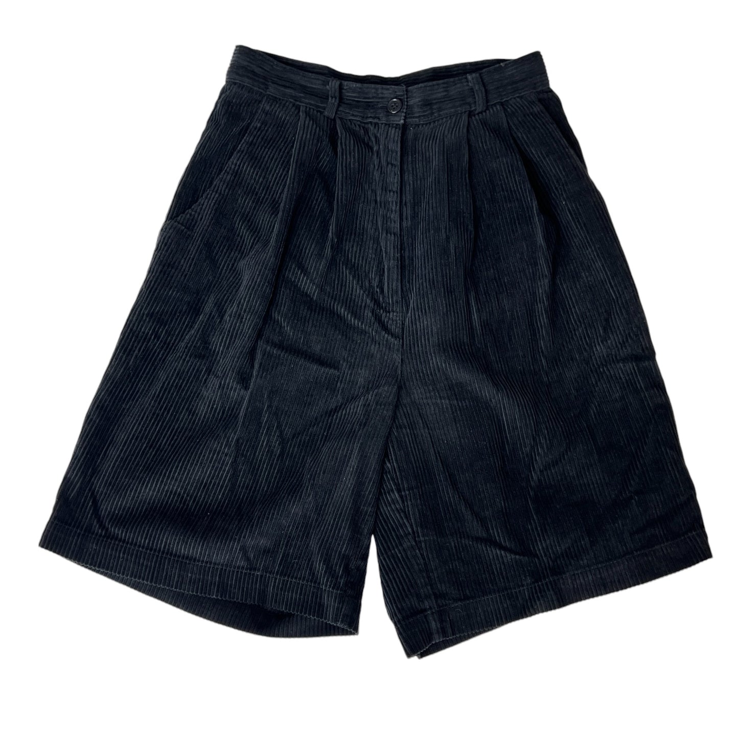 Vintage 100% Cotton Long Corduroy Shorts Size 26