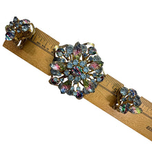 Load image into Gallery viewer, VTG 50s Juliana Watermelon Rhinestone Brooch Set
