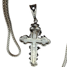 Load image into Gallery viewer, 925 Sterling Silver Noah’s Ark Cross Pendant Necklace
