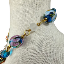 Load image into Gallery viewer, Vintage 1990s Murano Lampwork Glass Demi Parure Necklace Set Made in Italy
