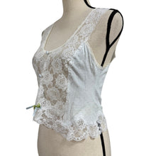 Load image into Gallery viewer, VTG 1970s Lily of France Lace Camisole Top Union Made USA Sleepwear Lingerie Small
