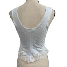 Load image into Gallery viewer, VTG 1970s Lily of France Lace Camisole Top Union Made USA Sleepwear Lingerie Small
