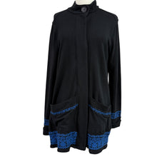 Load image into Gallery viewer, Vintage 90s Johnny Was JWLA Embroidered Tunic Sweater Size Medium
