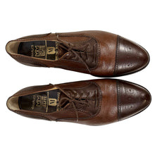 Load image into Gallery viewer, 80s Bruno Magli “Charles” Cap Toe Brown Leather Oxfords 10M Made in Italy
