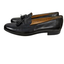 Load image into Gallery viewer, VTG 80s Salvatore Ferragamo Black Leather Tassel Loafers 10D

