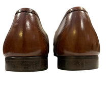 Load image into Gallery viewer, VTG 80s Johnston &amp; Murphy Brown Leather Tassel Loafers Size 10.5
