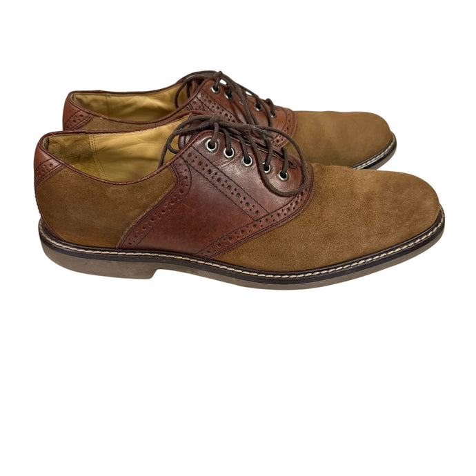 Johnston & Murphy Sheepskin Saddle Oxford Shoes Size 9M