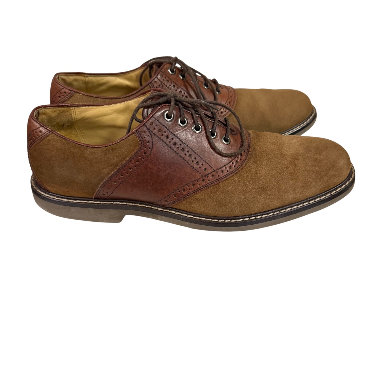 Johnston & Murphy Sheepskin Saddle Oxford Shoes Size 9M
