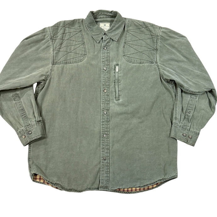 Beretta Army Green Field Shirt Size Large