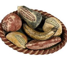 Load image into Gallery viewer, Vintage Mexican Folk Art Pottery Fruit Set
