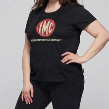 Load image into Gallery viewer, Indian Motorcycle Black Circle Icon T Shirt
