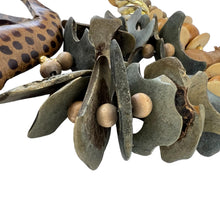 Load image into Gallery viewer, Carved Vintage Safari Necklace 29&quot;
