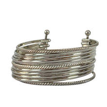 Load image into Gallery viewer, Vintage 925 Silver Bangles Bracelet
