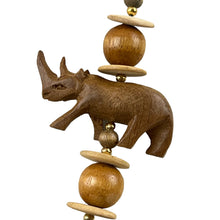 Load image into Gallery viewer, Carved Vintage Safari Necklace 29&quot;
