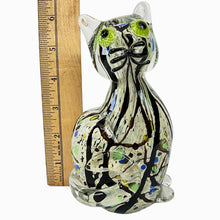Load image into Gallery viewer, Vintage Glass Cat Paperweight
