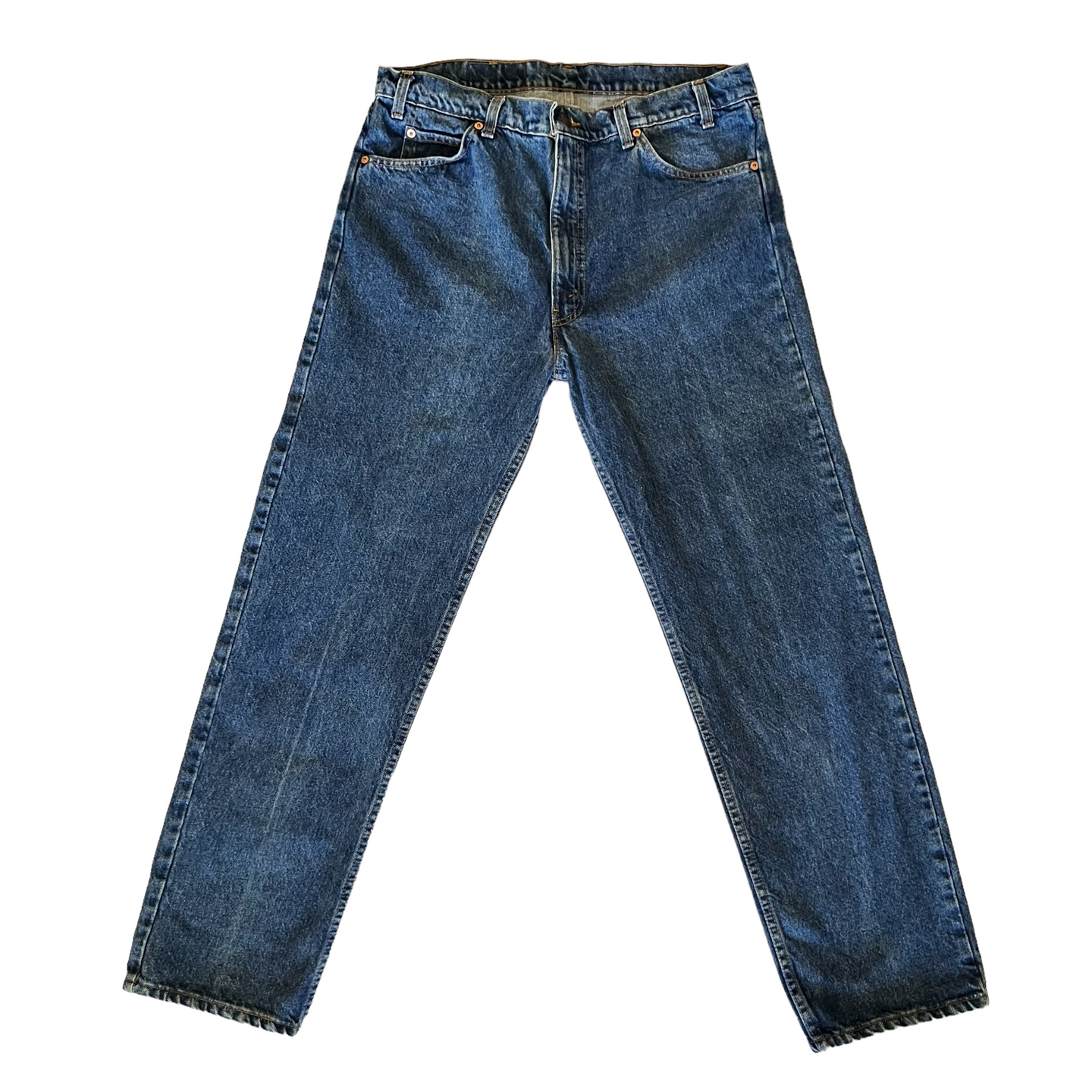 Vintage Levis 505 Orange Tab Jeans Relaxed Fit Straight Size 34in x 32in