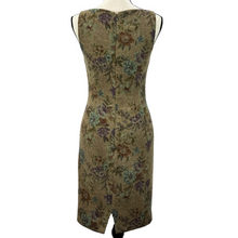 Load image into Gallery viewer, Ralph Lauren Black Label Floral Wool Sheath Dress Size 4
