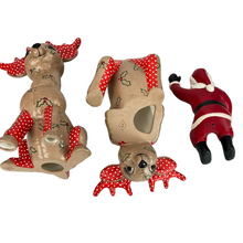 Load image into Gallery viewer, Kimple Christmas Hand-Painted Santa Clause in Sleigh and Reindeer Set
