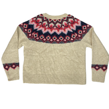Load image into Gallery viewer, Old Navy Crew Neck Fair Isle Knit Sweater Size Medium
