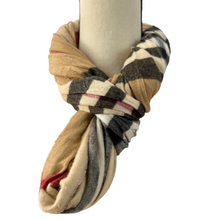 Load image into Gallery viewer, Dillard&#39;s Plaid Infinity Scarf Made in Germany
