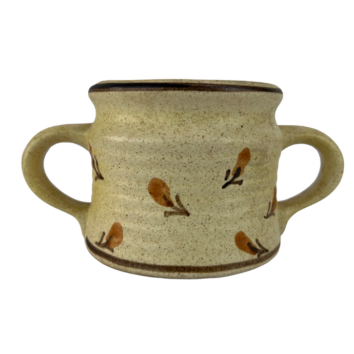 West Germany Studio Pottery Hand-painted and Signed Mug