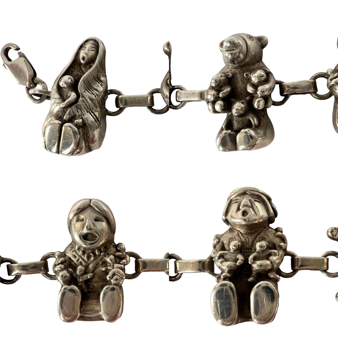 Vintage 925 Navajo Storyteller Bracelet