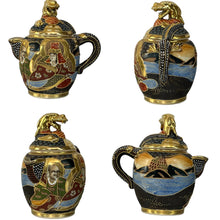 Load image into Gallery viewer, Satsuma Hand Painted Dragon Tea Service for one
