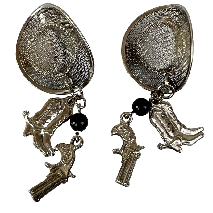 Vintage Cowgirl Dangle Earrings