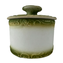 Load image into Gallery viewer, Antique Porcelain Trinket Box with Hand-painted Romantic Couple
