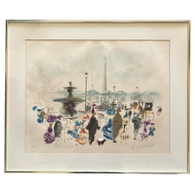 Load image into Gallery viewer, Framed Urbain Huchet Fine Art Lithograph Hand Signed and numbered 100/250
