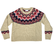 Load image into Gallery viewer, Old Navy Crew Neck Fair Isle Knit Sweater Size Medium
