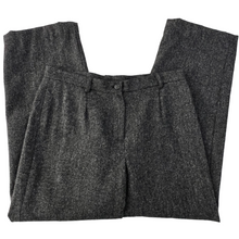 Load image into Gallery viewer, Lauren Ralph Lauren Pleat Front 100% Wool Tweed Trousers Size 8P
