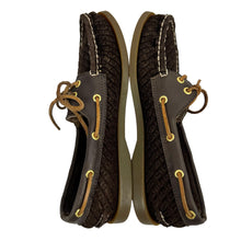 Load image into Gallery viewer, Sperry Top Sider Boat Shoes Loafers Woven Brown Suede Size 8
